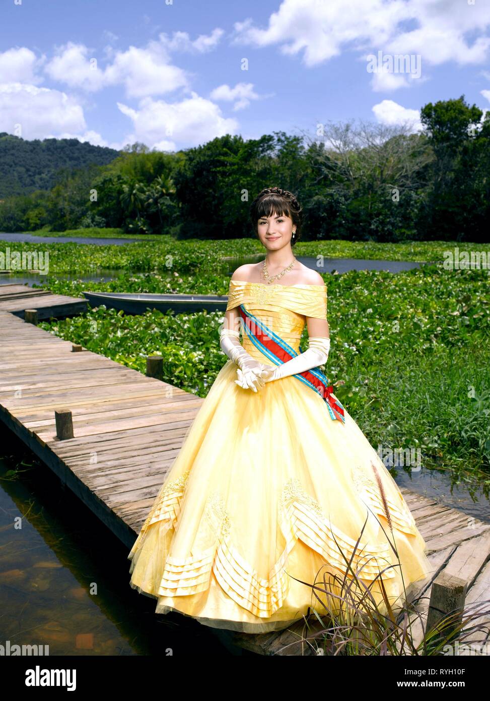 Demi Lovato Princess Protection Program 09 Stock Photo Alamy