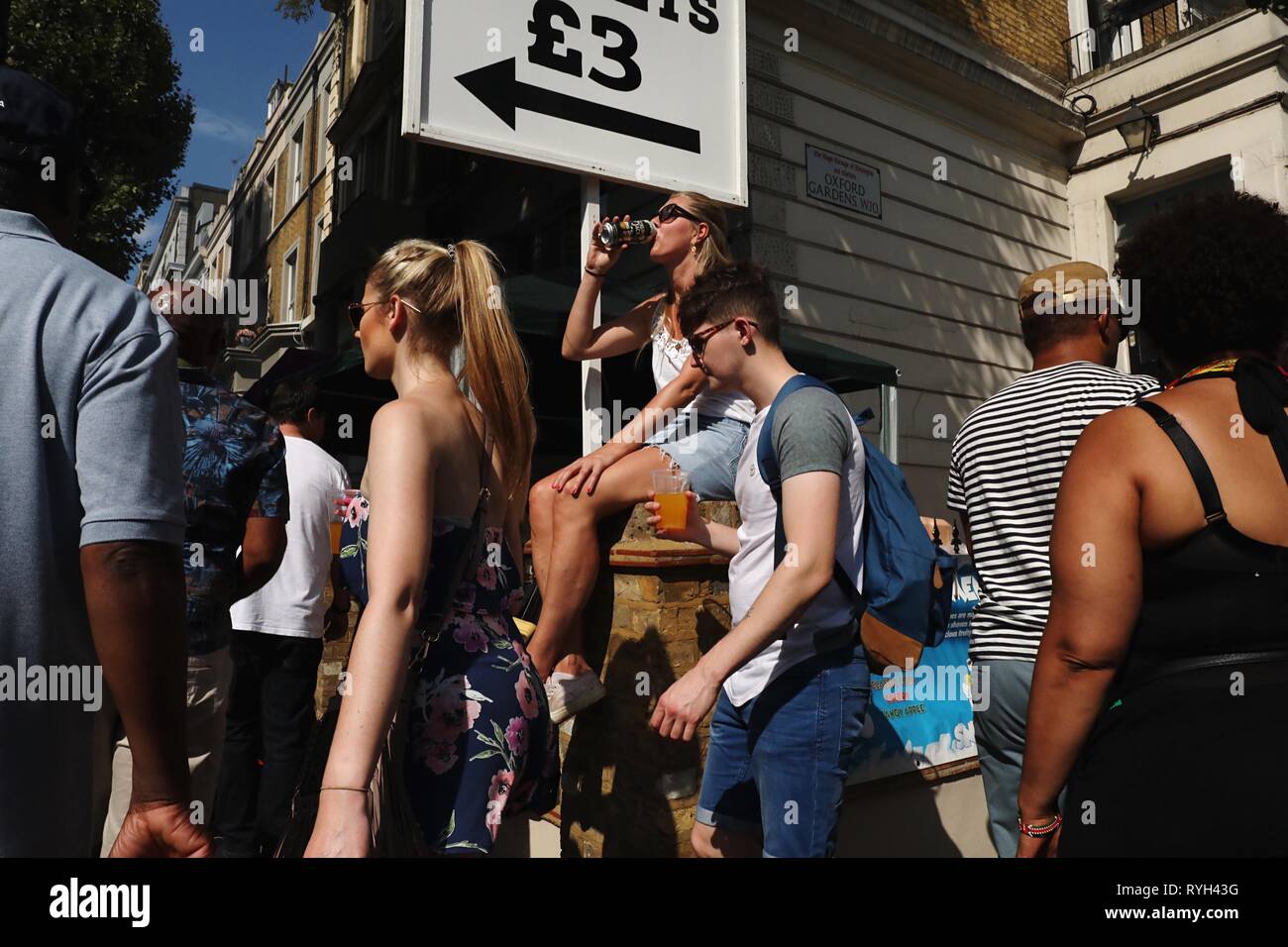 Notting Hill Carnival, London,  UK Stock Photo