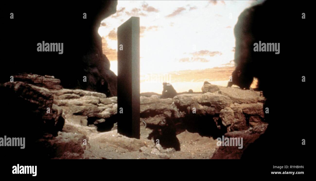 PLANET SCENE, 2001: A SPACE ODYSSEY, 1968 Stock Photo