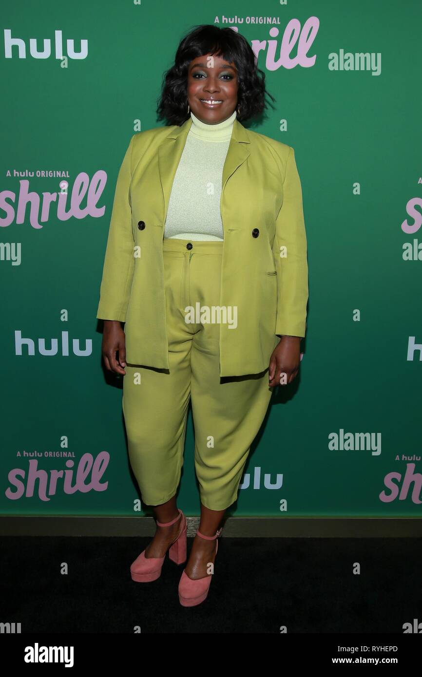 New York, NY, USA. 13th Mar, 2019. Lolly Adefope at arrivals for HULU New Comedy SHRILL Series Premiere, The Walter Reade Theater, New York, NY March 13, 2019. Credit: Jason Mendez/Everett Collection/Alamy Live News Stock Photo