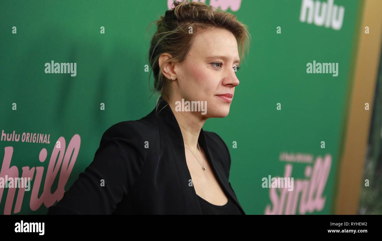 New York, NY, USA. 13th Mar, 2019. Kate McKinnon at arrivals for HULU New Comedy SHRILL Series Premiere, The Walter Reade Theater, New York, NY March 13, 2019. Credit: Jason Mendez/Everett Collection/Alamy Live News Stock Photo
