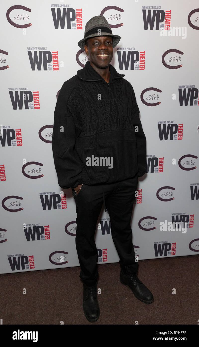 New York, NY - March 13, 2019: Ato Essandoh attends play premeire Hatef**k at WP Theater Credit: lev radin/Alamy Live News Stock Photo