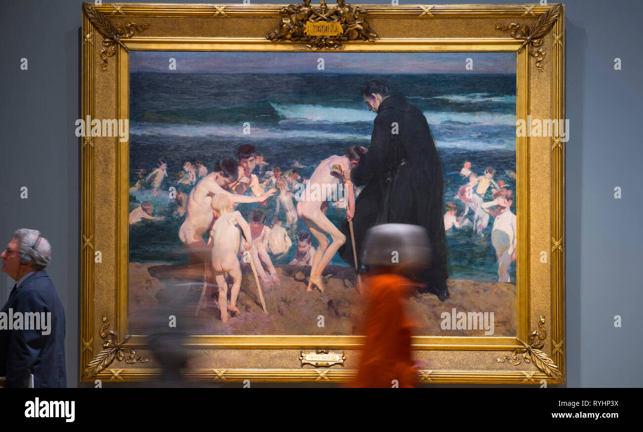 Sad Inheritance Joaquin sorolla sad inheritance hi-res stock photography and images - Alamy