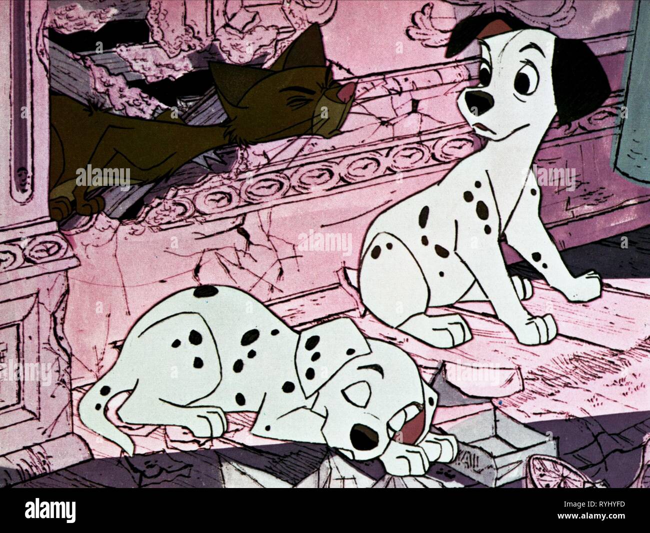 SGT. TIBBS, DALMATIANS, ONE HUNDRED AND ONE DALMATIANS, 1961 Stock Photo
