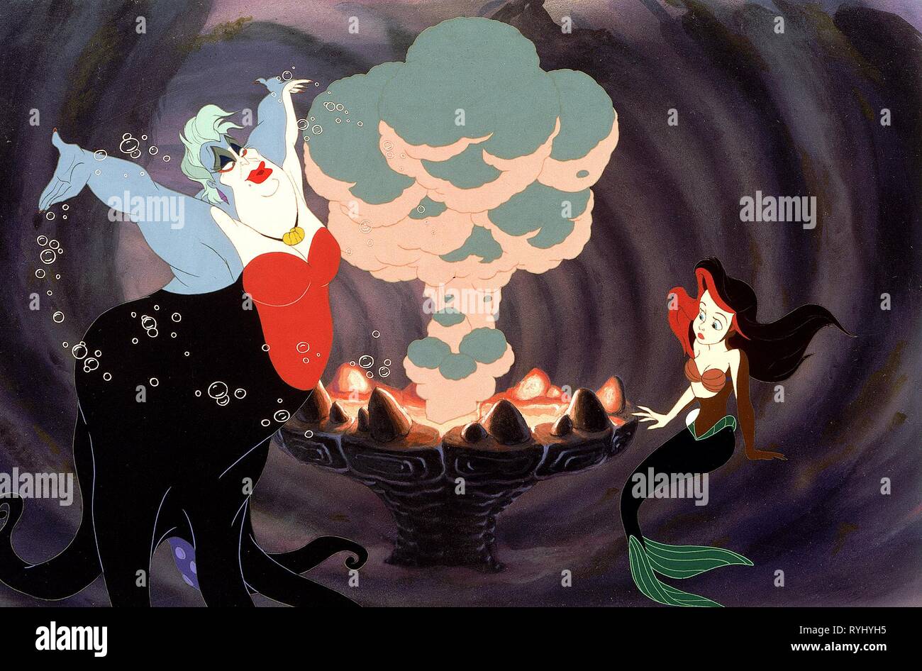 URSULA, ARIEL, THE LITTLE MERMAID, 1989 Stock Photo