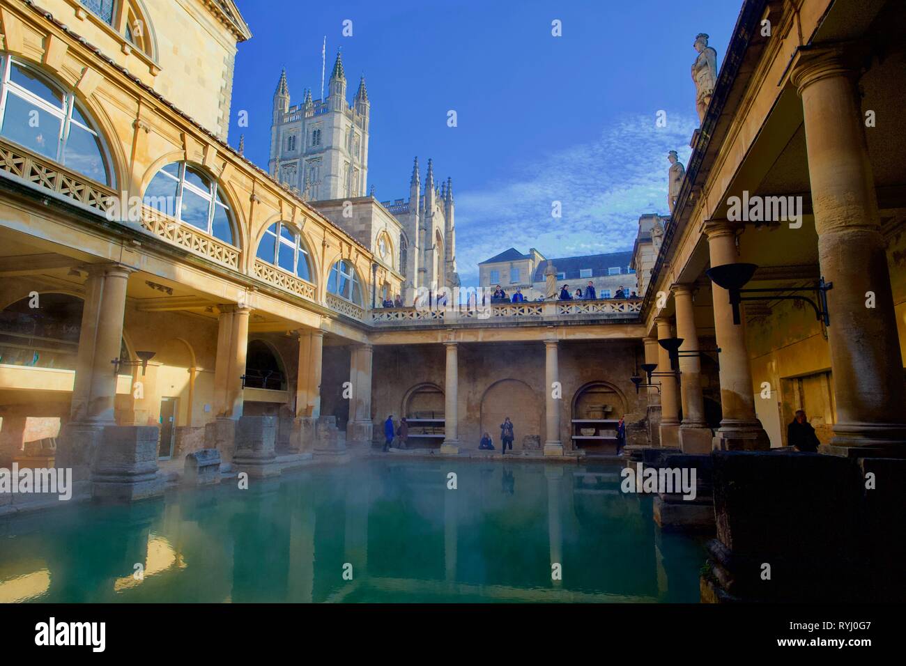 Roman Baths, Bath,Somerset, England Stock Photo - Alamy