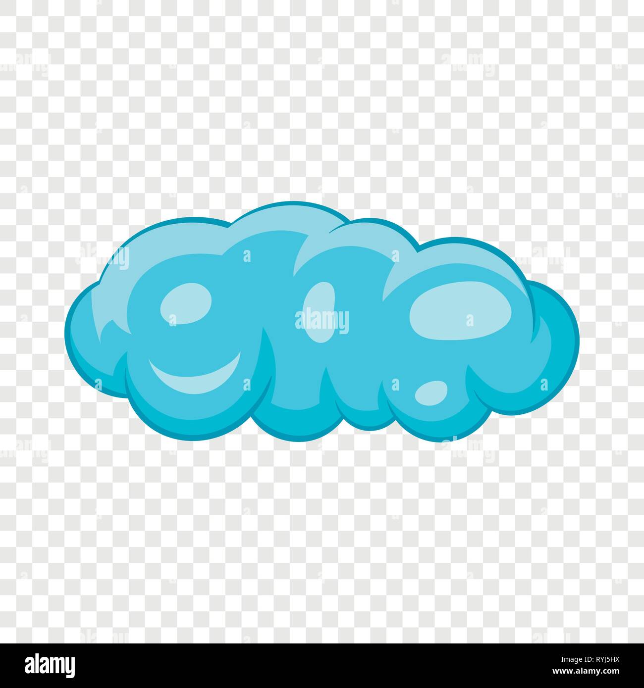 Cloud icon in cartoon style Stock Vector Image & Art - Alamy