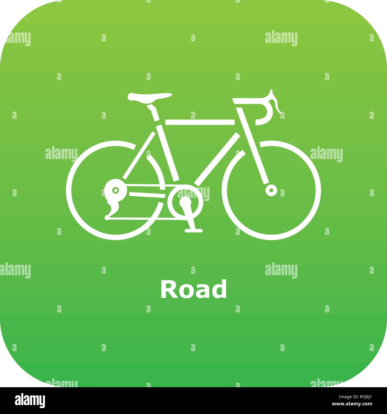 road-bike-icon-simple-style-stock-vector-image-art-alamy