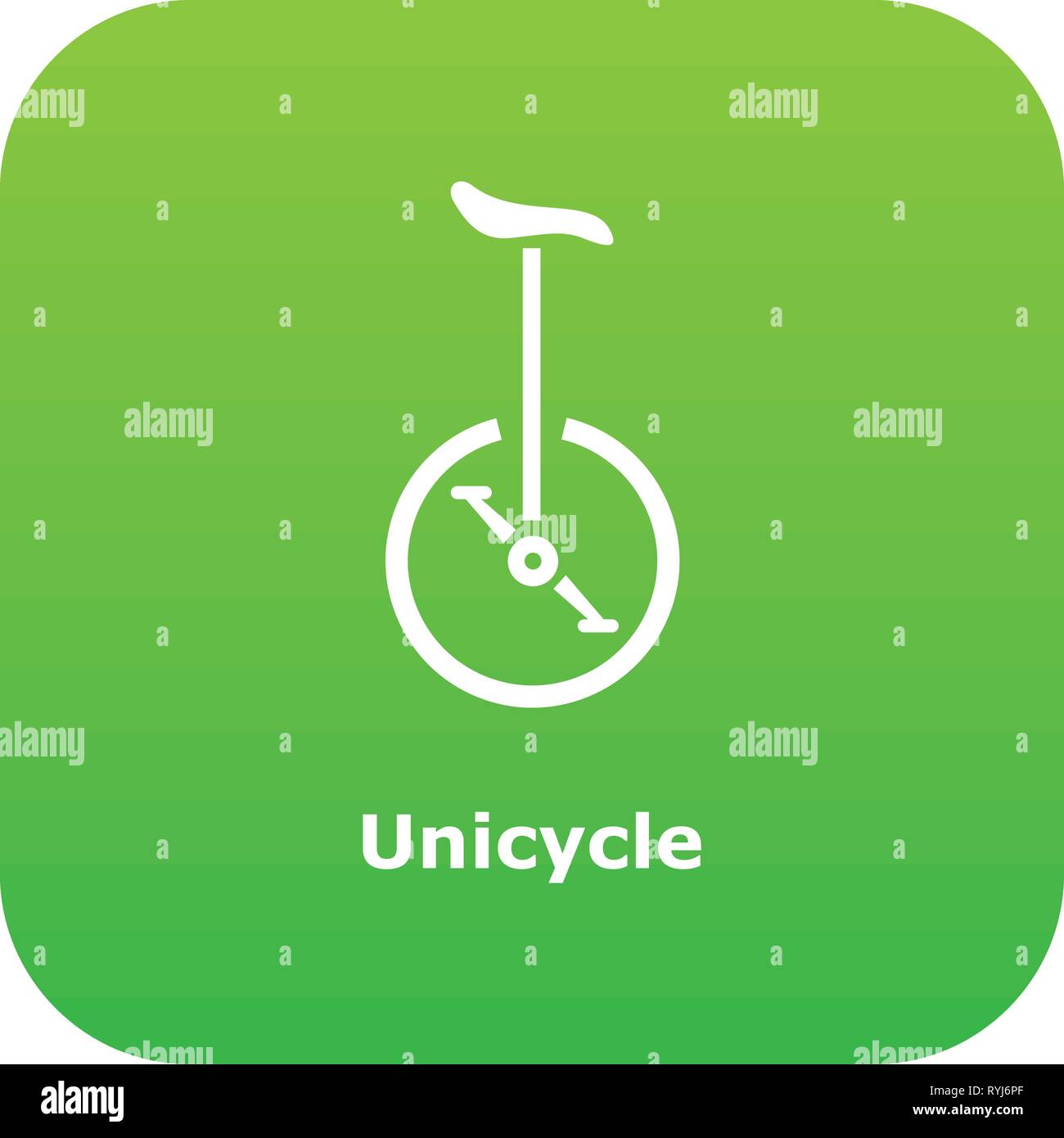 Unicycle icon, simple style Stock Vector Image & Art - Alamy