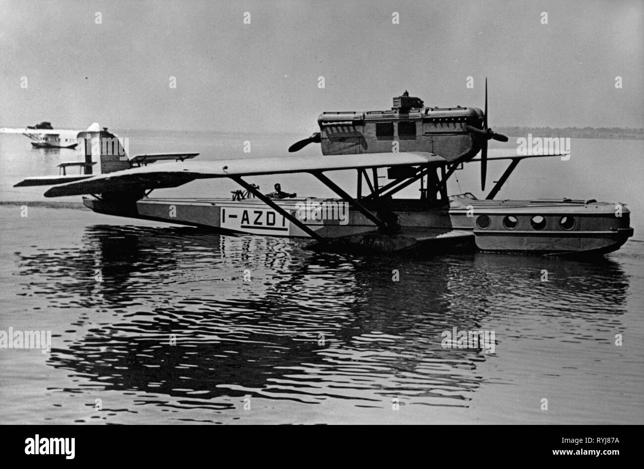 transport / transportation, aviation, seaplane, flying boat Dornier Do J  Wal I, built at Costruzioni Meccaniche Aeronautiche S.A., Marina di Pisa,  Italy, 1929, Additional-Rights-Clearance-Info-Not-Available Stock Photo -  Alamy
