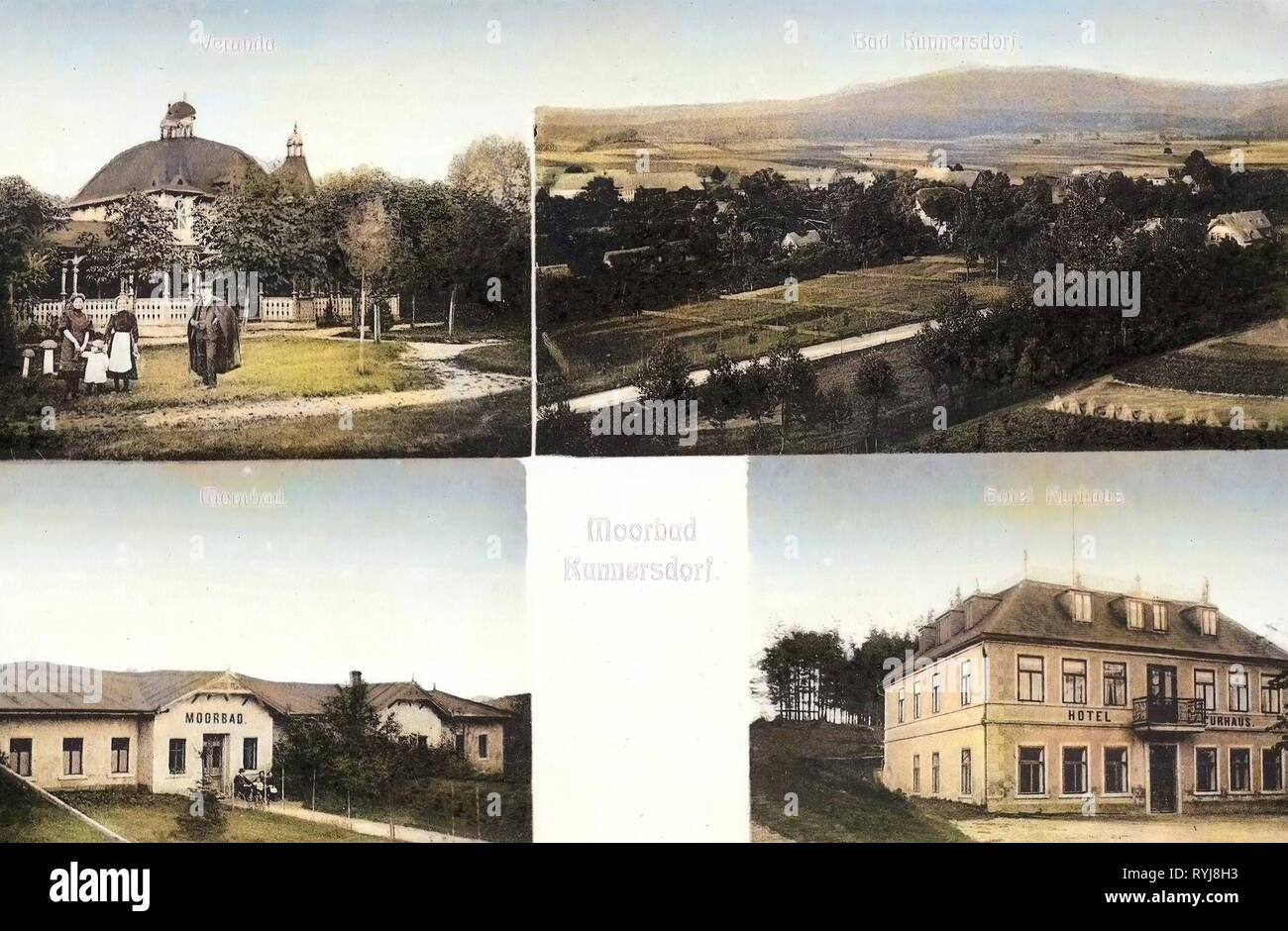 Multiview postcards, Spa buildings in the Czech Republic, Buildings in