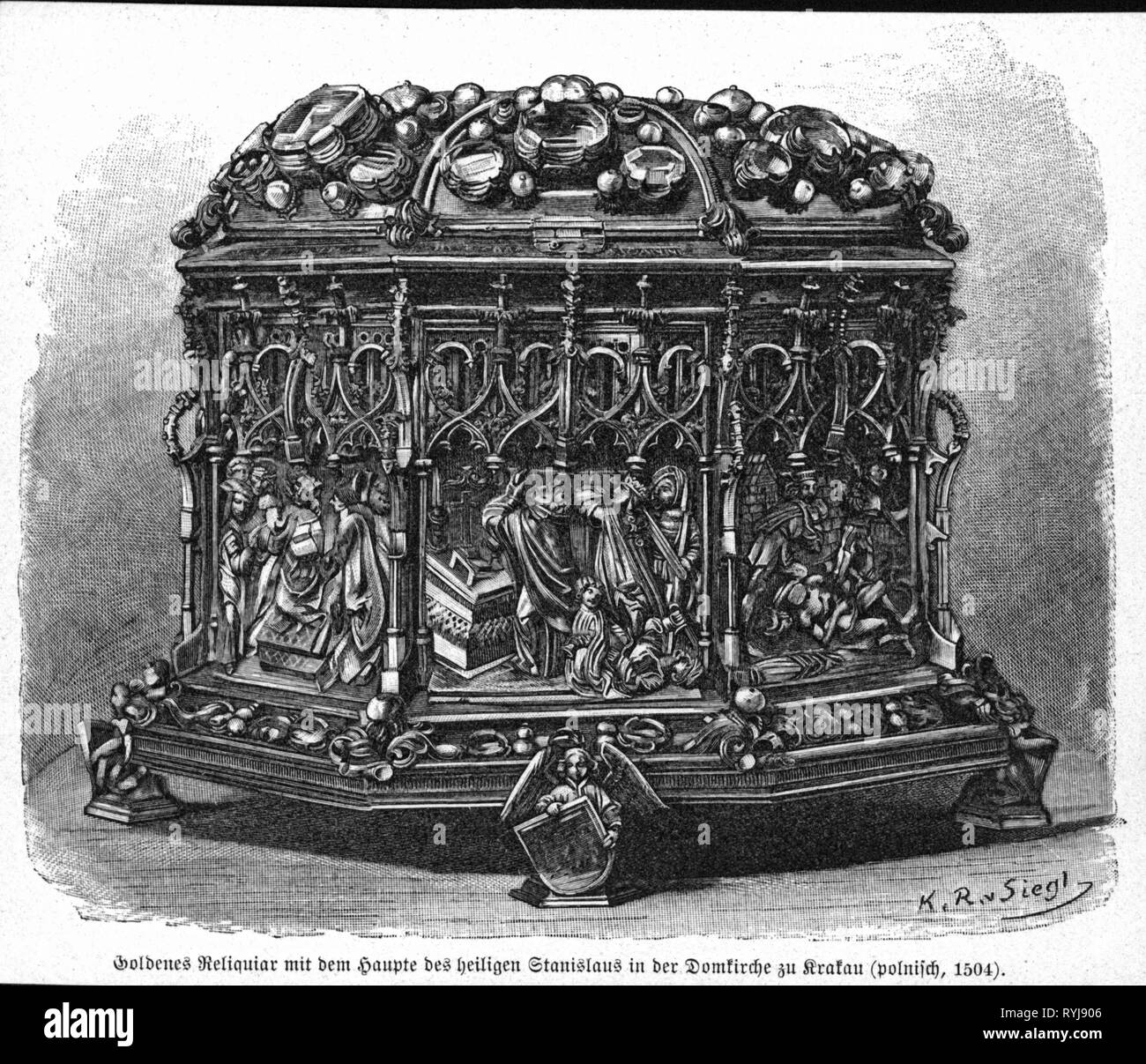 Saint stanislaus relics Black and White Stock Photos & Images Alamy