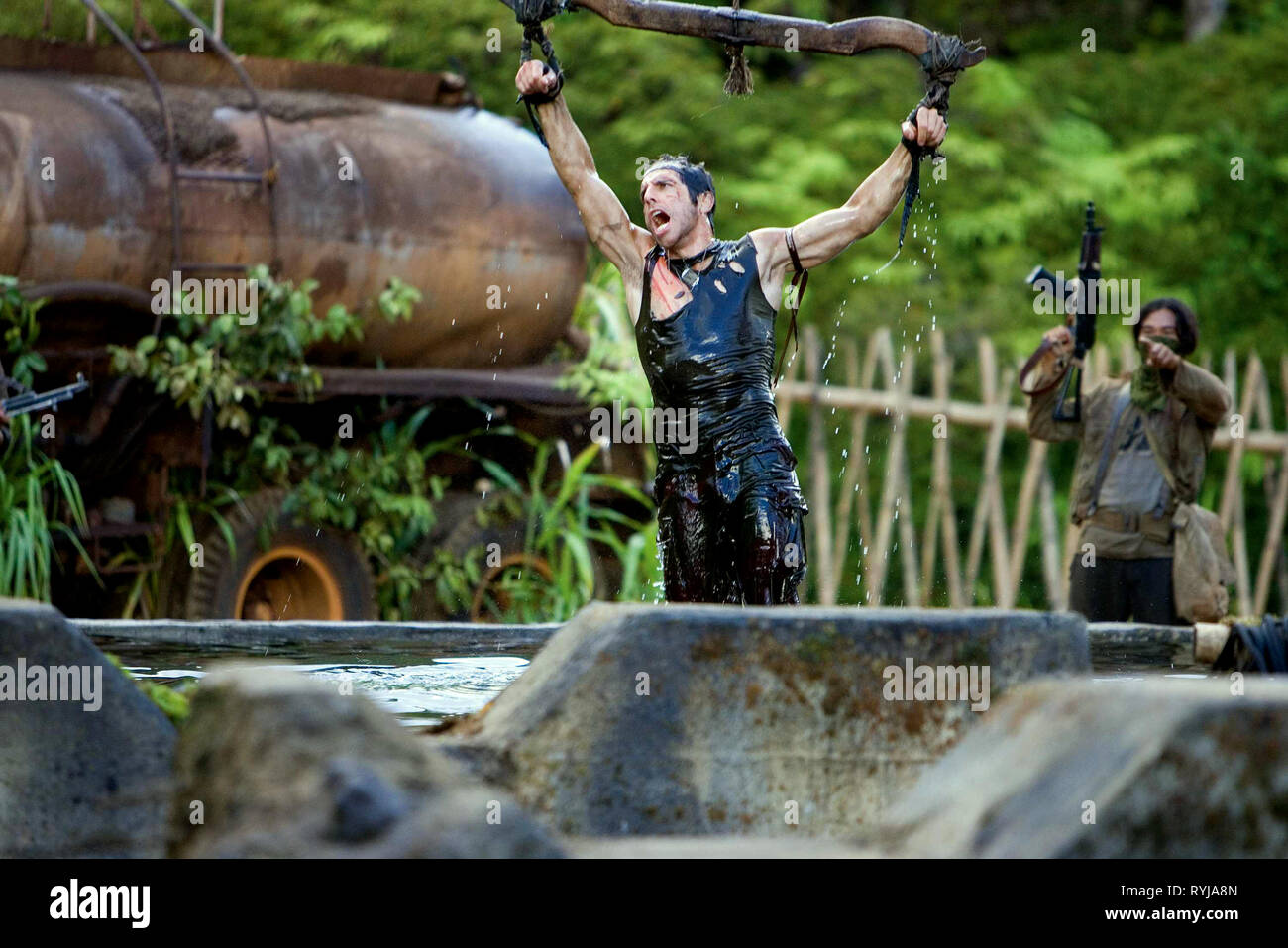 Ben Stiller Tropic Thunder 2008 Stock Photo Alamy