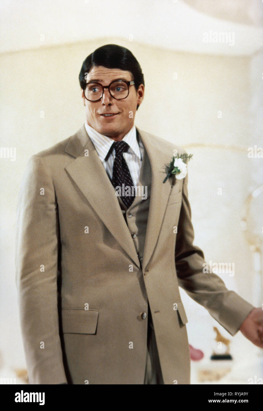 CHRISTOPHER REEVE, SUPERMAN II, 1980 Stock Photo