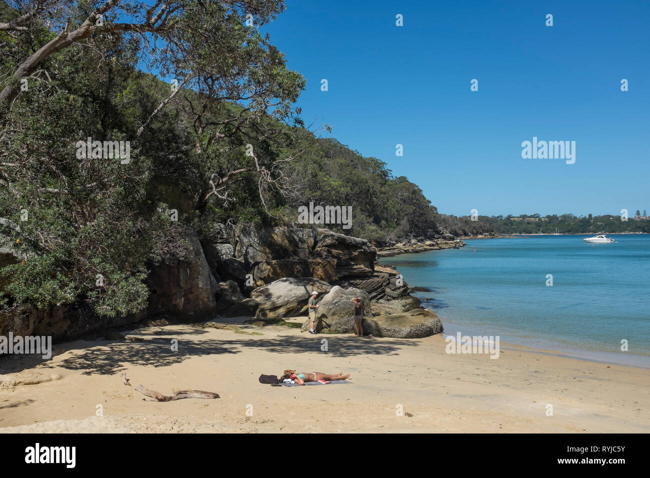 Spit to Manly walk, Sydney, NSW, Australia Stock Photo