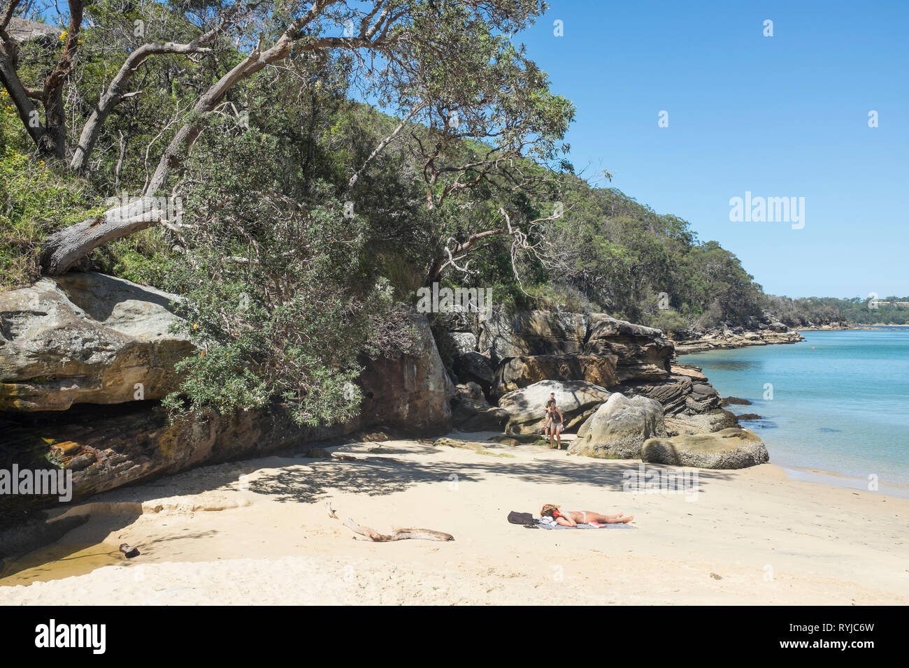 Spit to Manly walk, Sydney, NSW, Australia Stock Photo