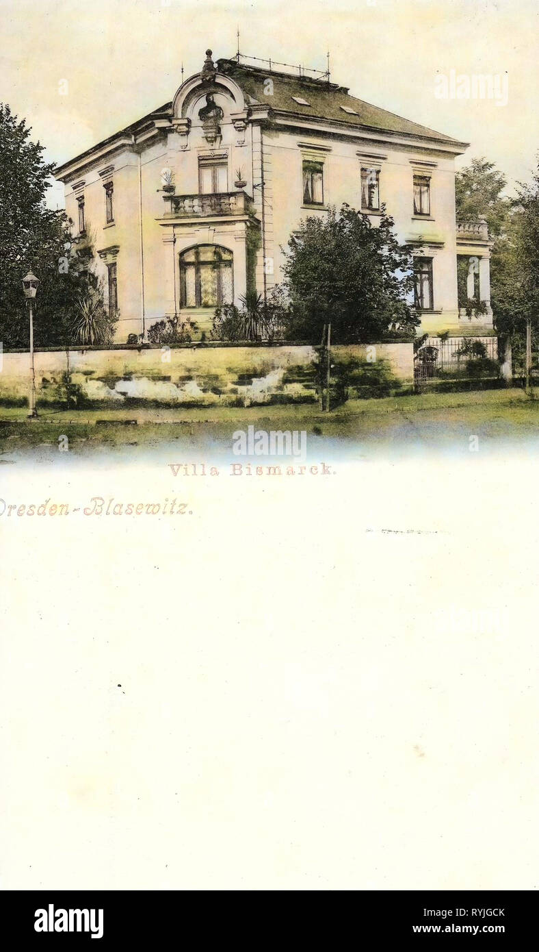 Villas in Dresden, Regerstraße, Dresden, 1898, Blasewitz, Villa Bismark