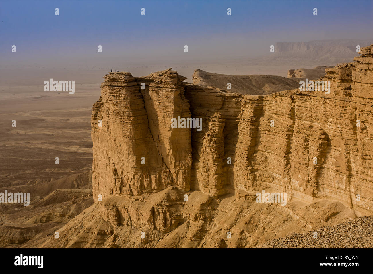 Edge Of The World A Popular Tourist Destination Near Riyadh Saudi Arabia Stock Photo Alamy