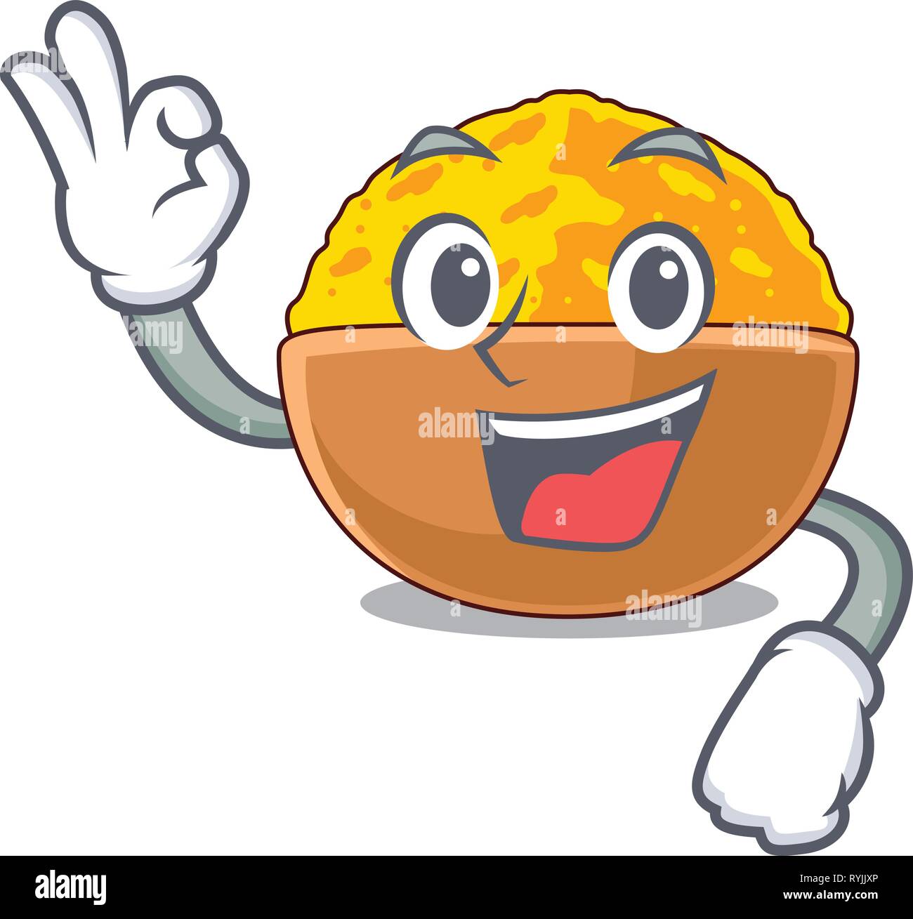 Turmeric in bowl on Stock Vector Images - Alamy