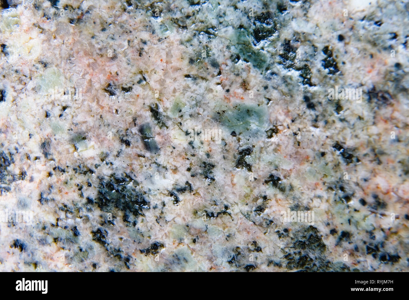 An interesting structure of the stone is photographed close-up. Macro ...