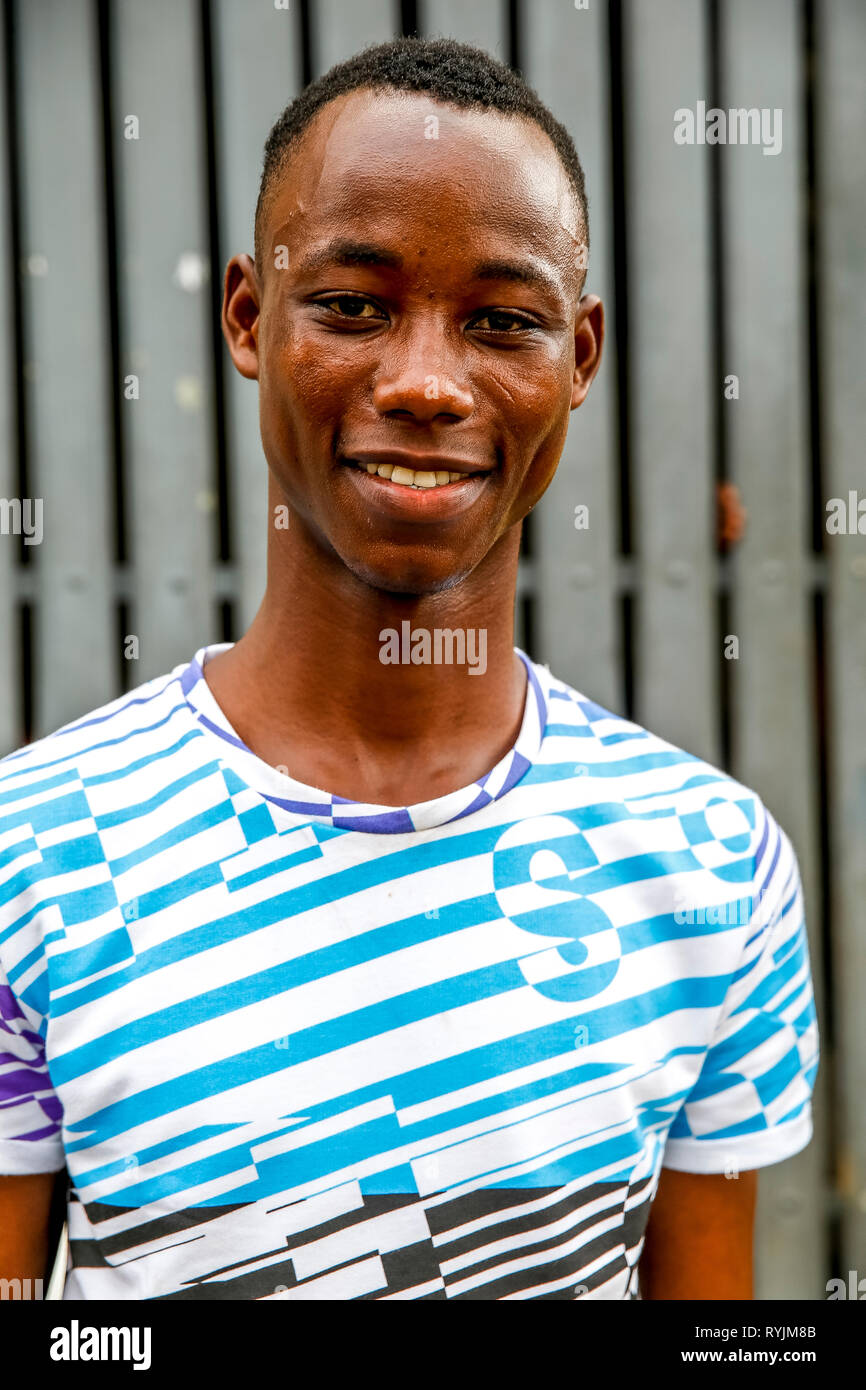 Abidjan boy, Ivory Coast. Stock Photo