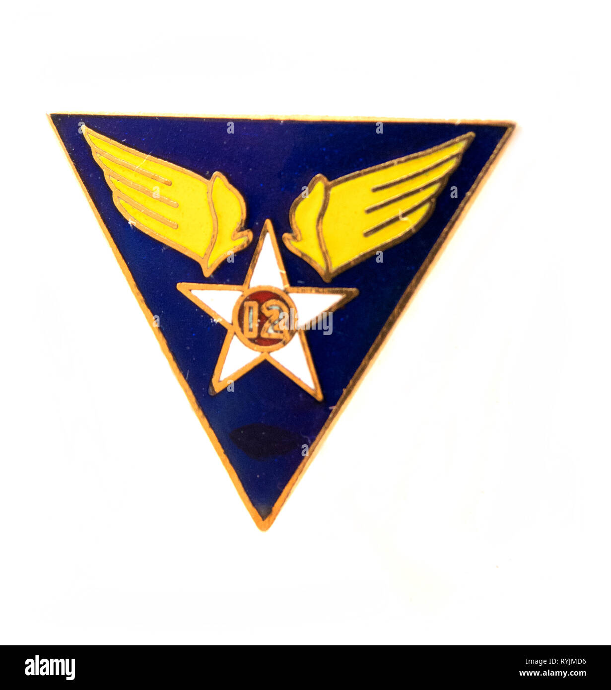 12th Air Corps US Airforce USAAF badge Stock Photo