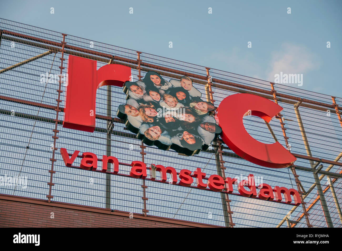 Billboard MBO College Westpoort ROC At Amsterdam The Netherlands 2018 Stock Photo