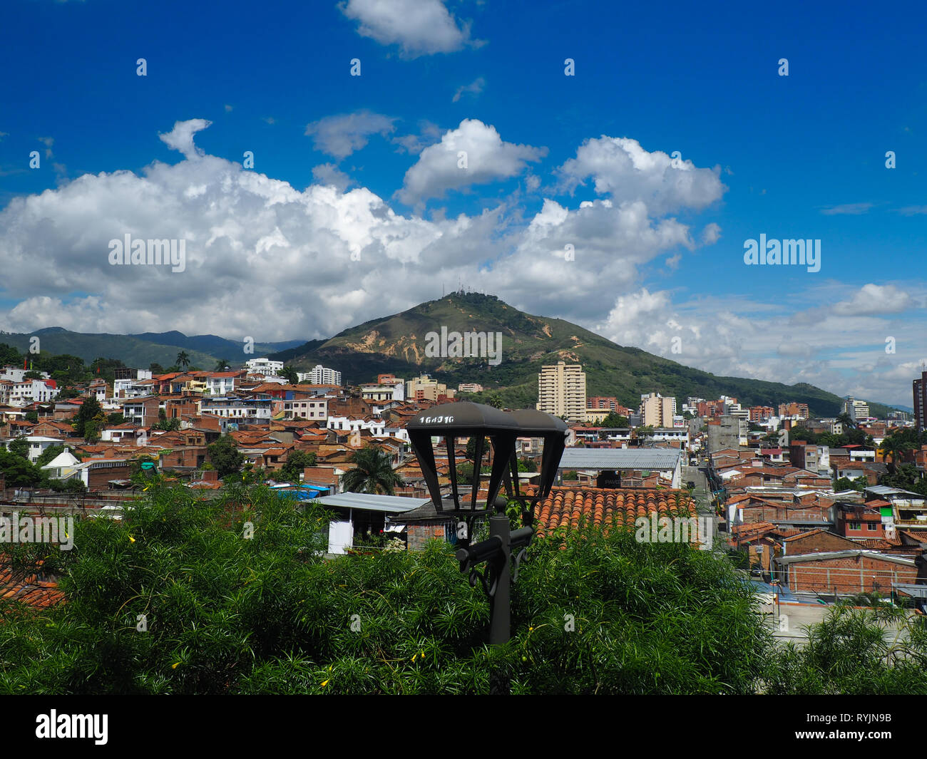 View over Cali, Colombia Stock Photo