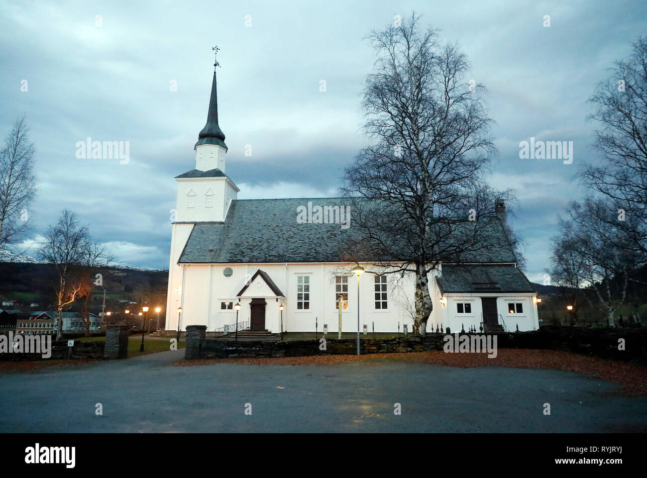 Soknedal church.  Norway. Stock Photo
