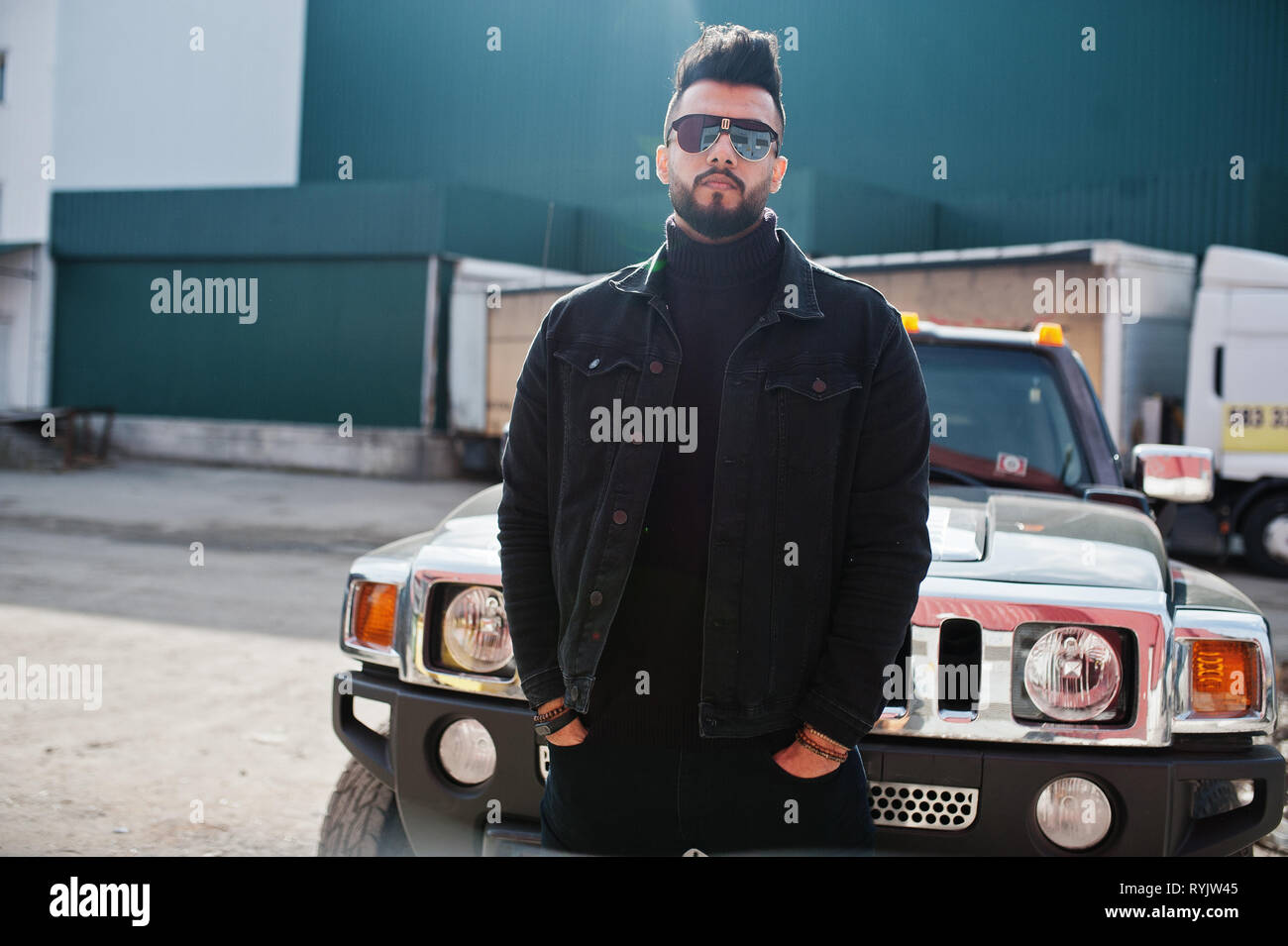 big black jean jacket