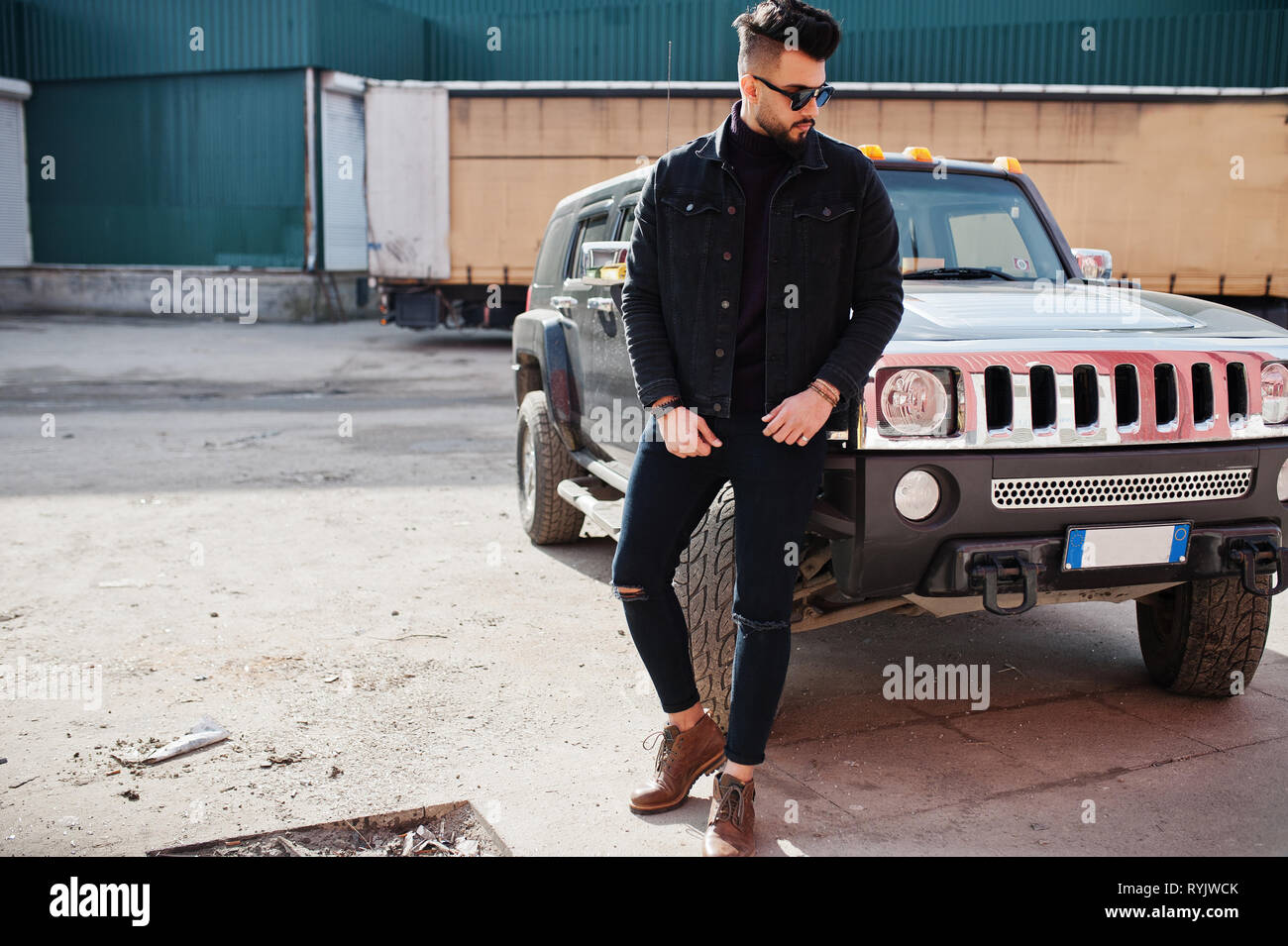 big black jean jacket