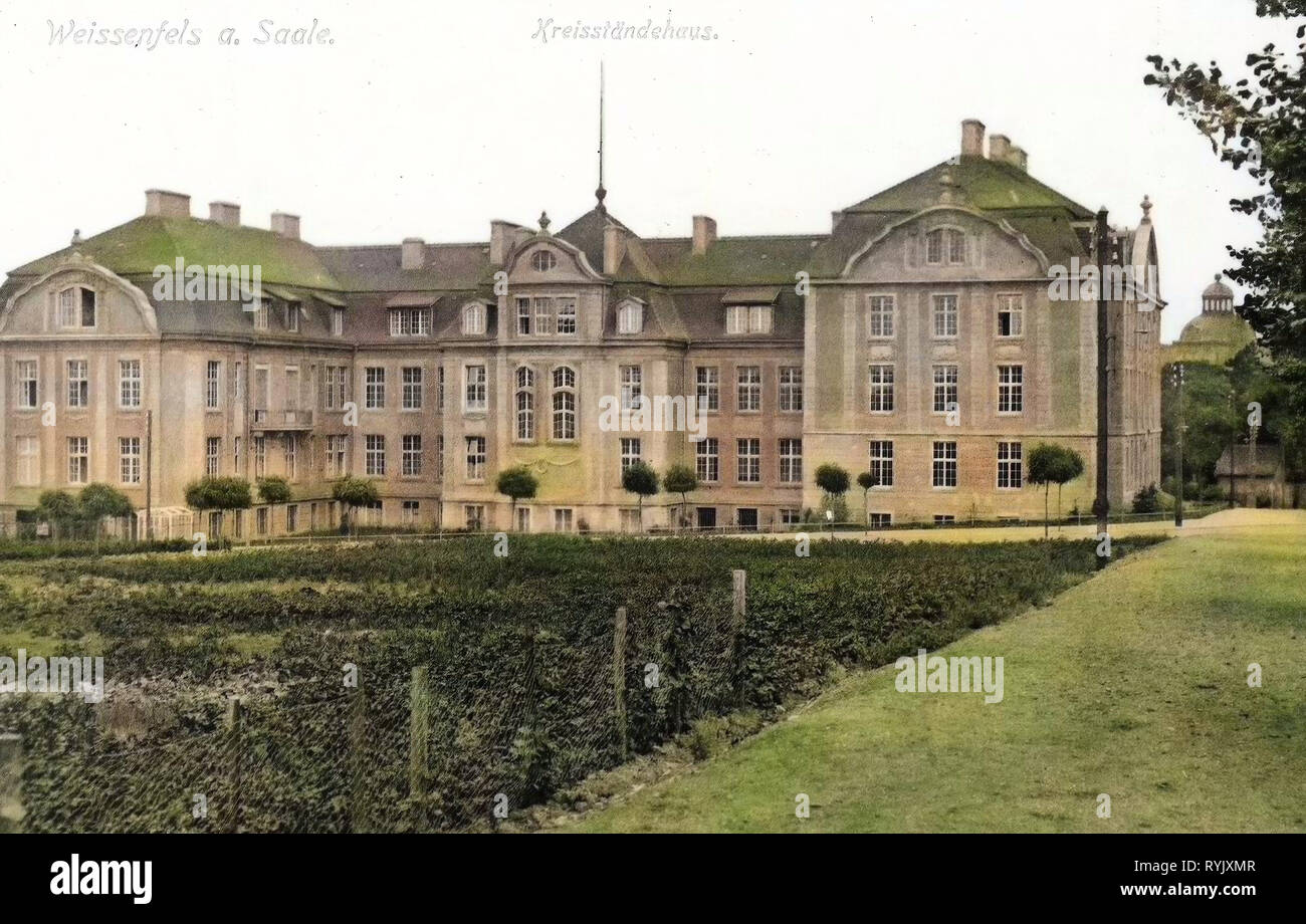 Buildings In Weissenfels Am Stadtpark 6 Weissenfels 1912 Saxony