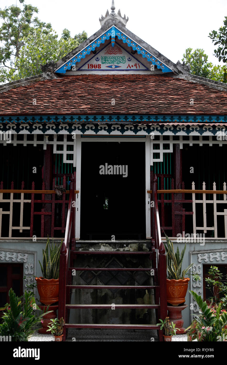 Cham house in muslim area.  Chau Doc. Vietnam. Stock Photo