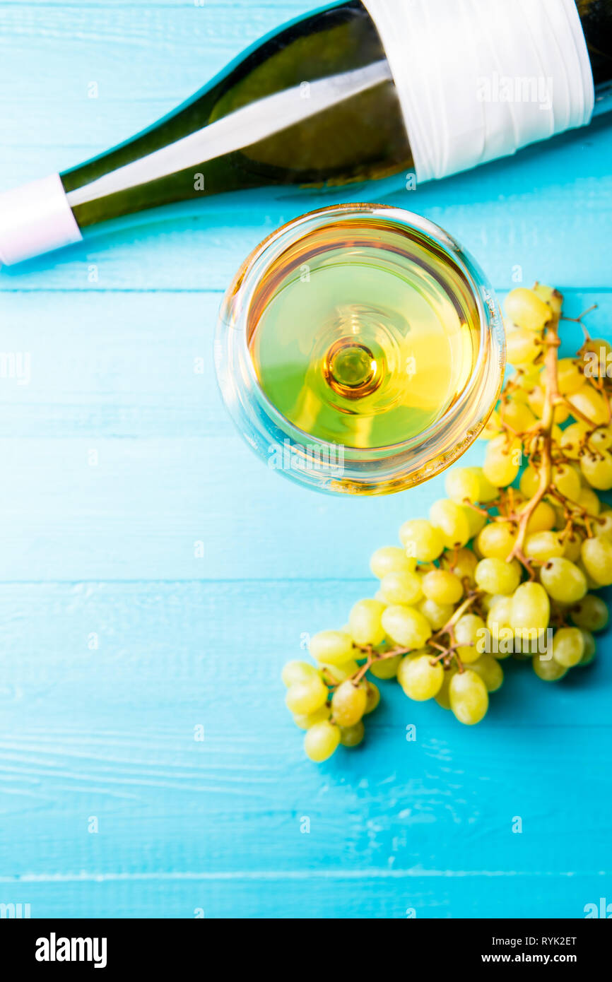 Download Image From Above Of Glass With Juice Grapes Bottle Stock Photo Alamy PSD Mockup Templates