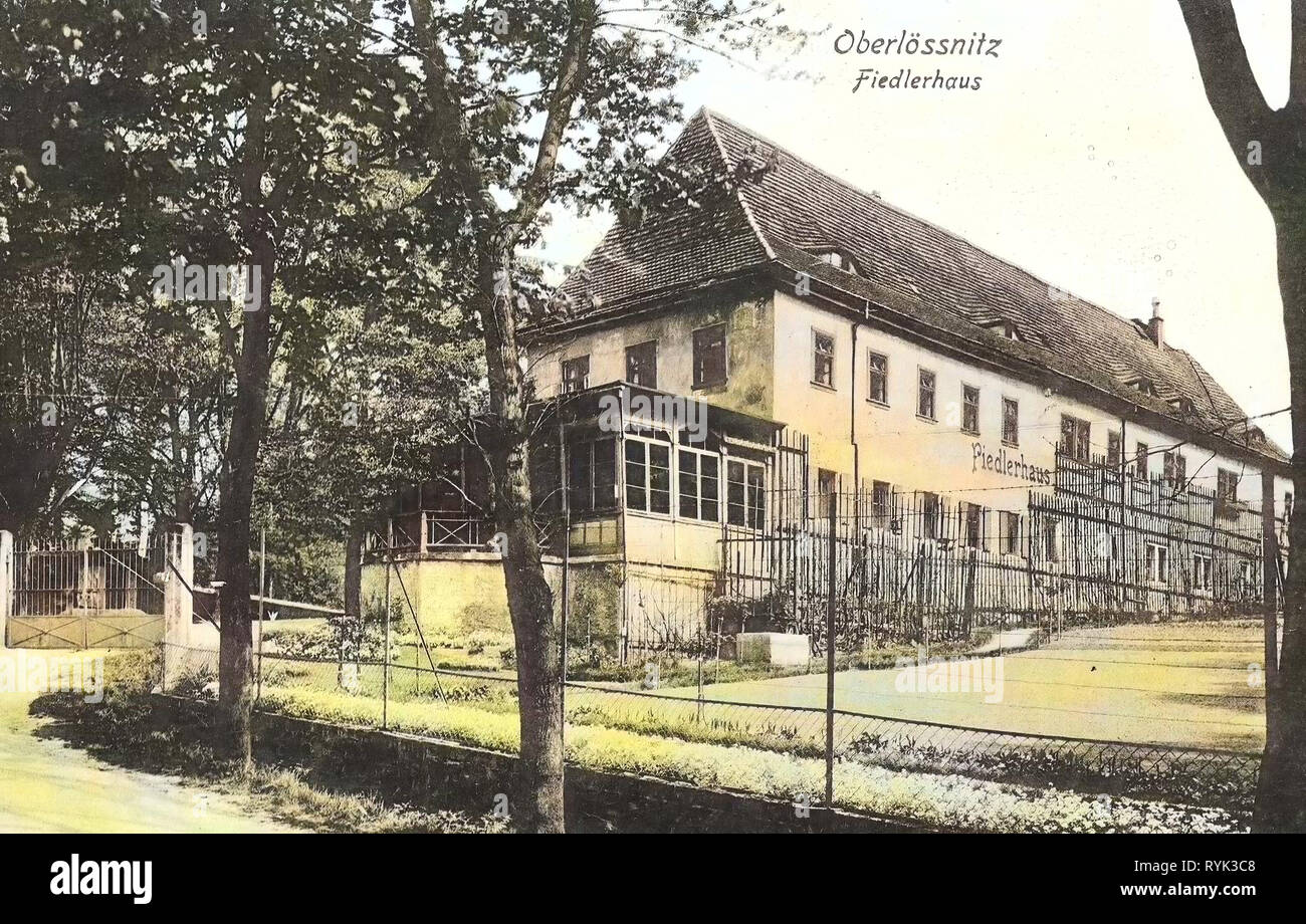 Fiedlerhaus, 1914, Landkreis Meißen, Radebeul, Oberlößnitz, Germany Stock Photo