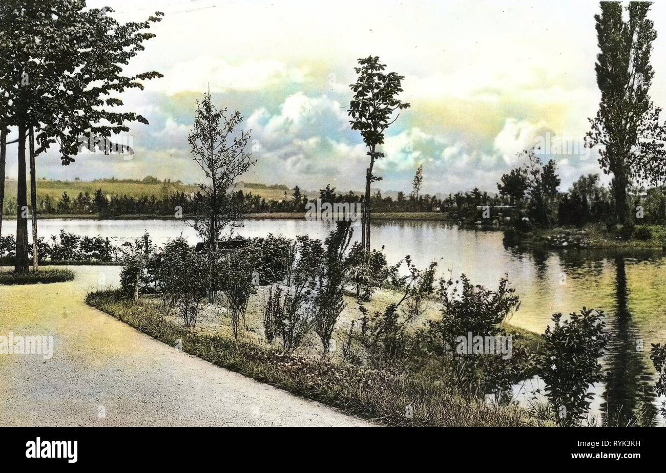 Ponds in Chemnitz, Parks in Saxony, 1914, Chemnitz, Im Stadtpark