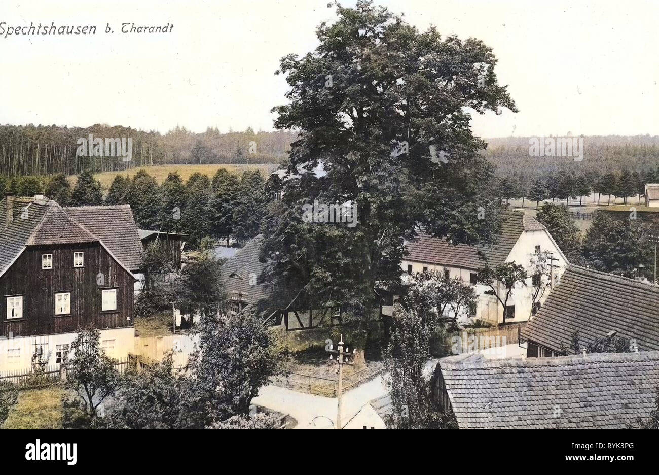Spechtshausen, 1914, Landkreis Sächsische Schweiz-Osterzgebirge, Germany Stock Photo