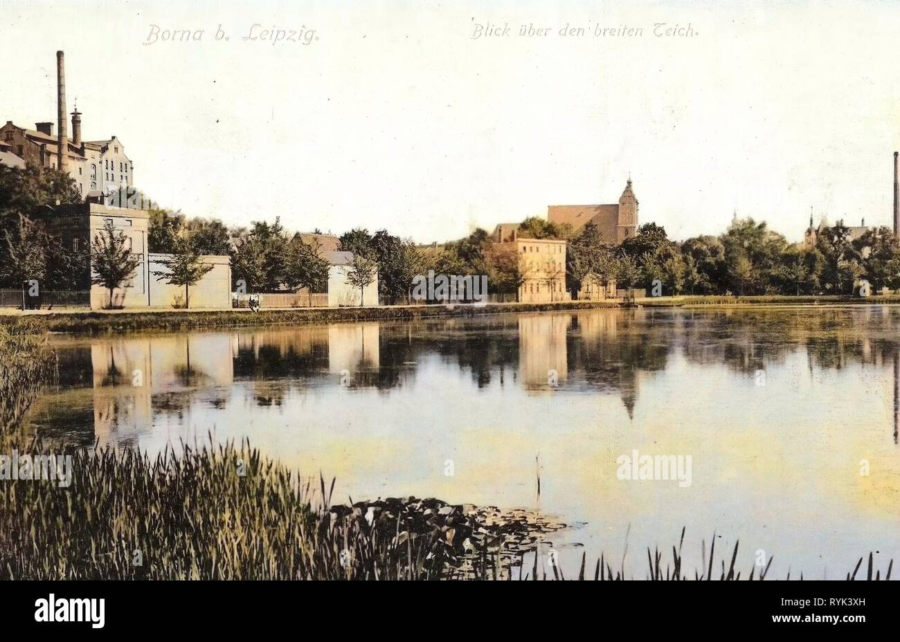 Ponds in Landkreis Leipzig, Buildings in Borna, Churches in Borna, 1914