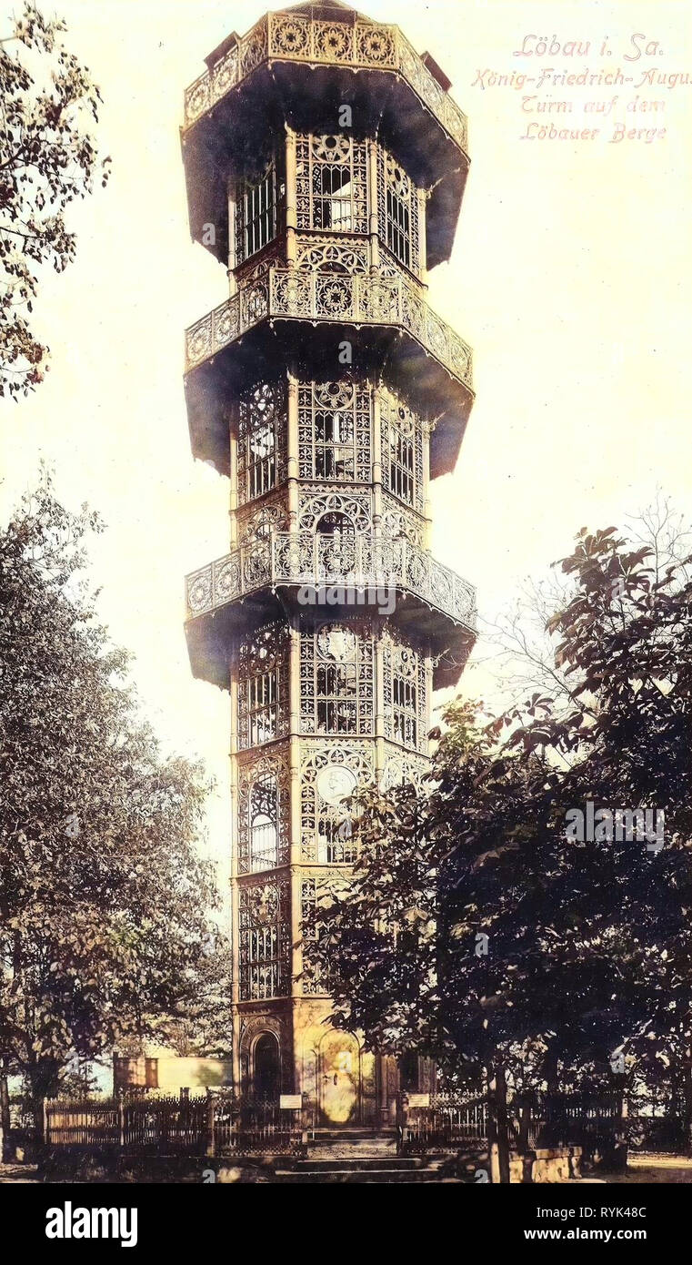 KönigFriedrichAugustTurm, 1914, Landkreis Görlitz, Löbau, Friedrich