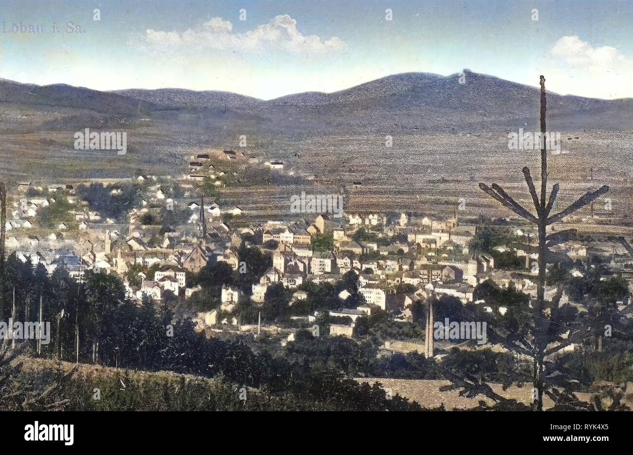 Buildings in Löbau, St.NikolaiKirche (Löbau), 1915, Landkreis Görlitz