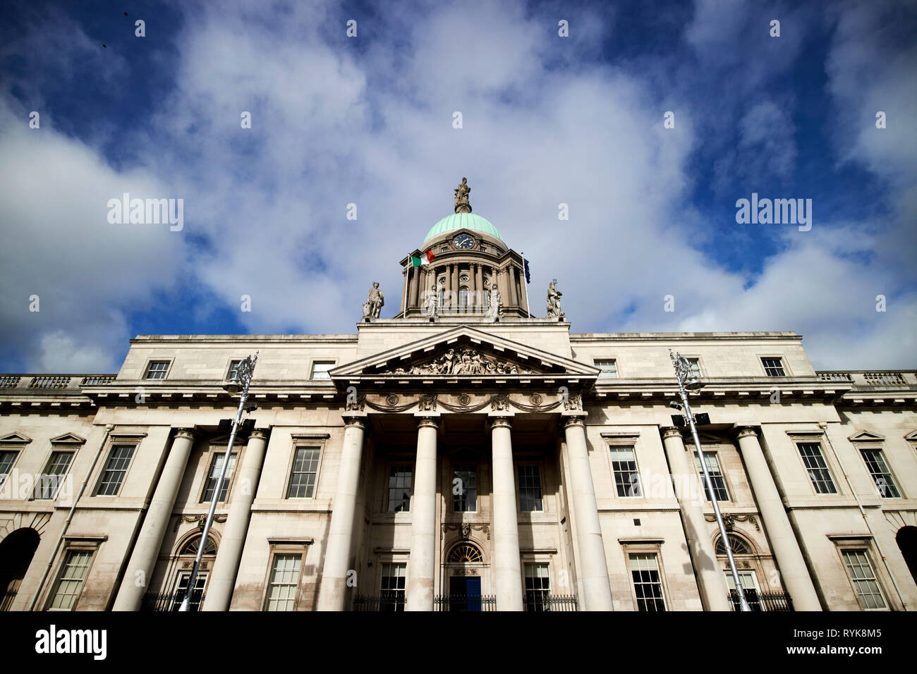 The Custom House custom house quay Dublin republic of Ireland Stock ...