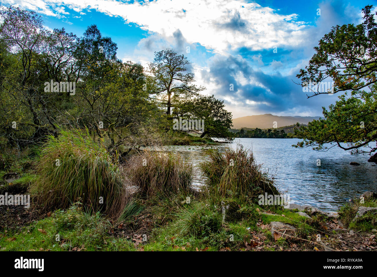Rydal water, Lake District, Cumbria. Stock Photo