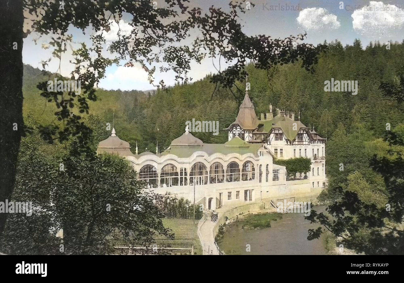 Café Kaiserpark (Karlovy Vary), Buildings in Karlovy Vary, Teplá in