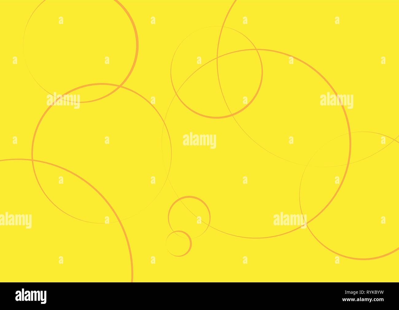 Background abstract circles in yellow Stock Vector Images - Alamy
