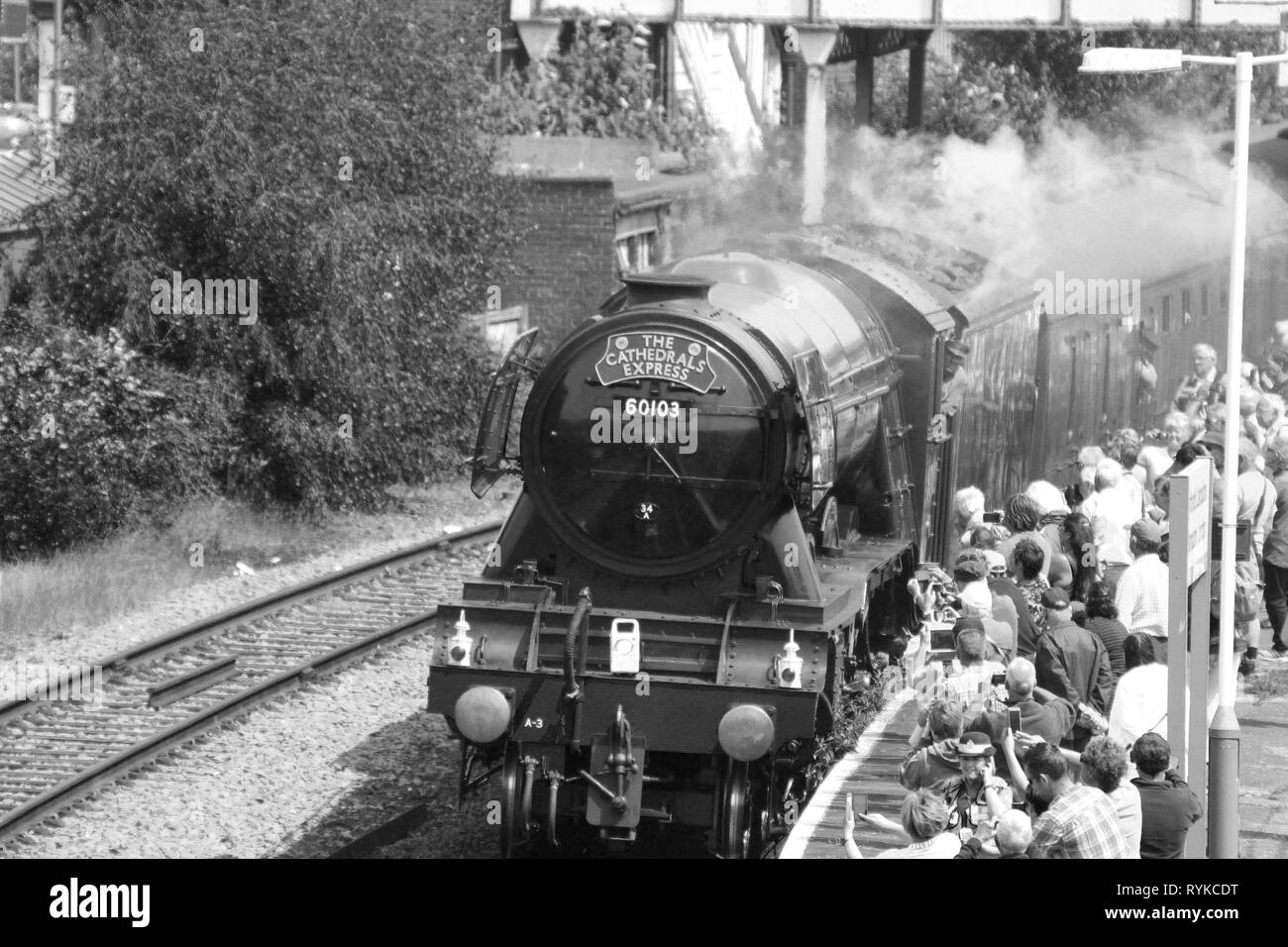 Iconic steam train Black and White Stock Photos & Images Alamy