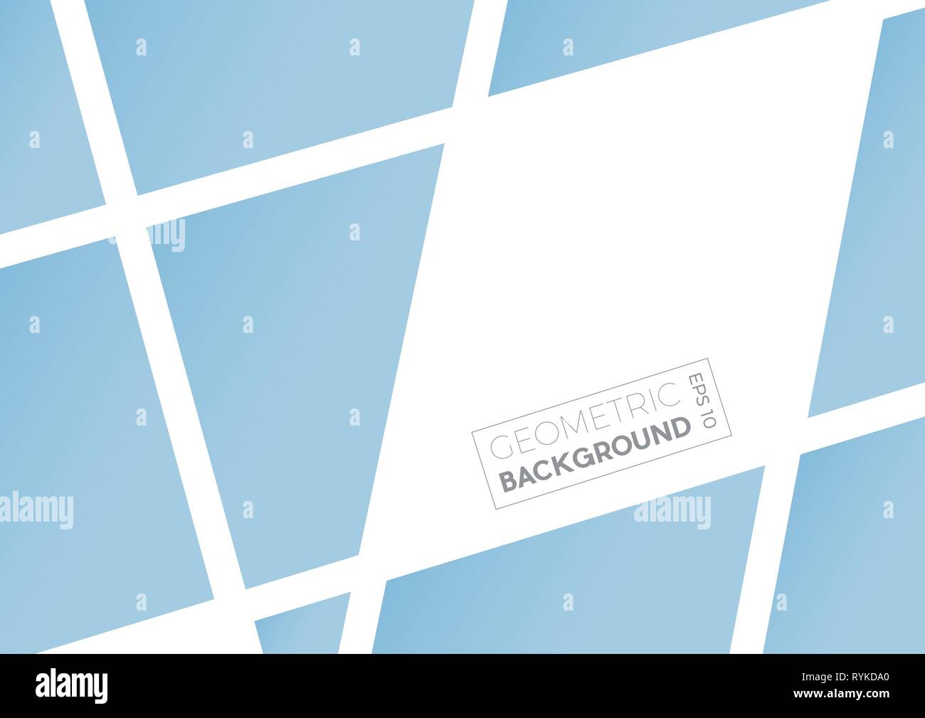 Geometric abstract blue polygons, vector background Stock Vector Image ...