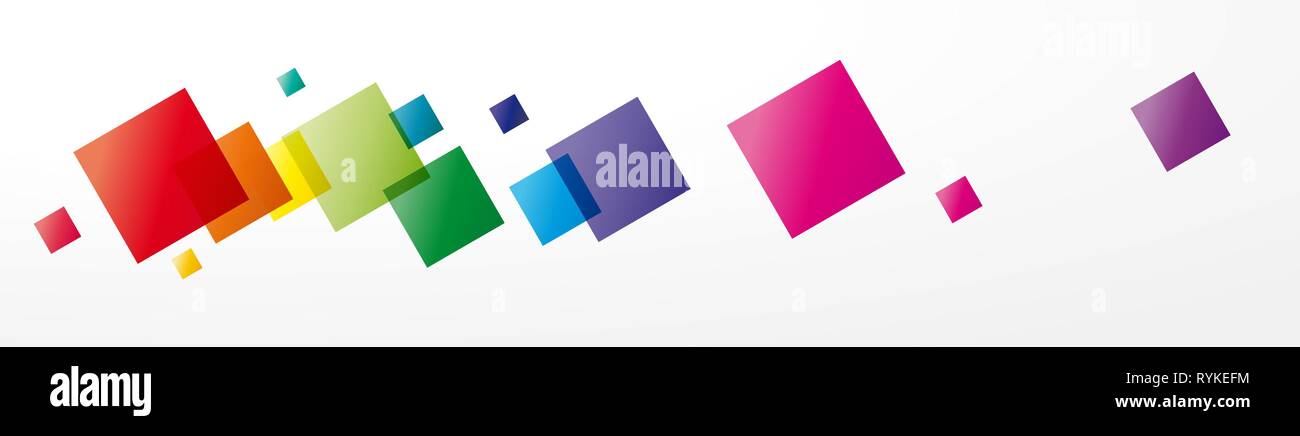 Rainbow squares hi-res stock photography and images - Alamy