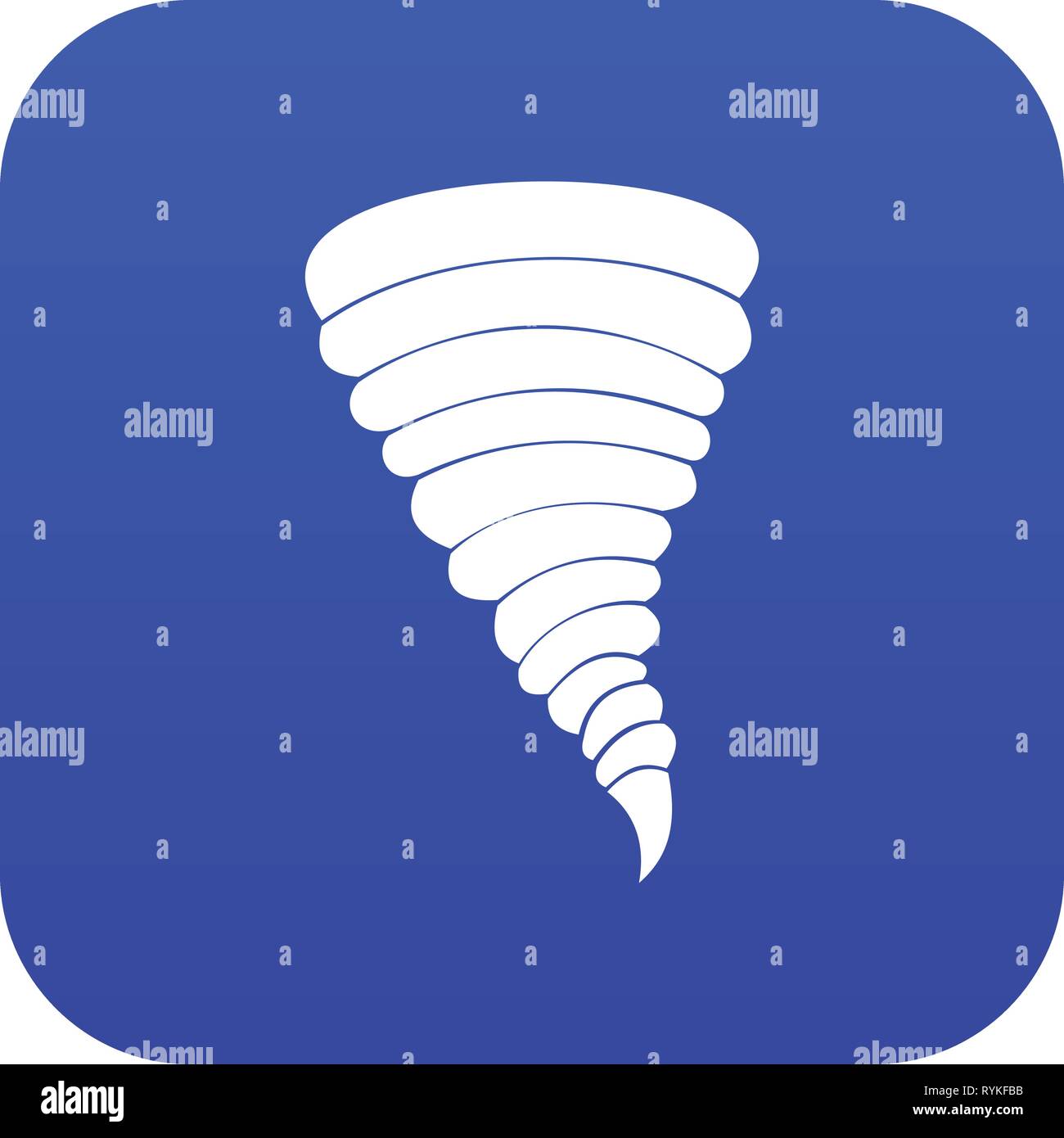 Tornado icon digital blue Stock Vector Image & Art - Alamy
