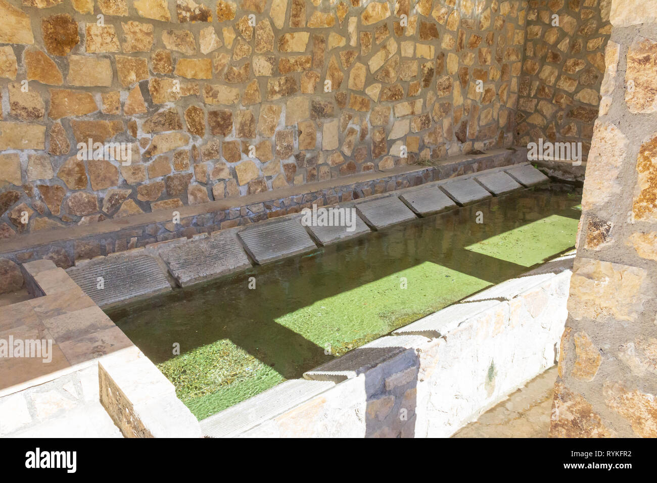 Communal water trough hi-res stock photography and images - Alamy