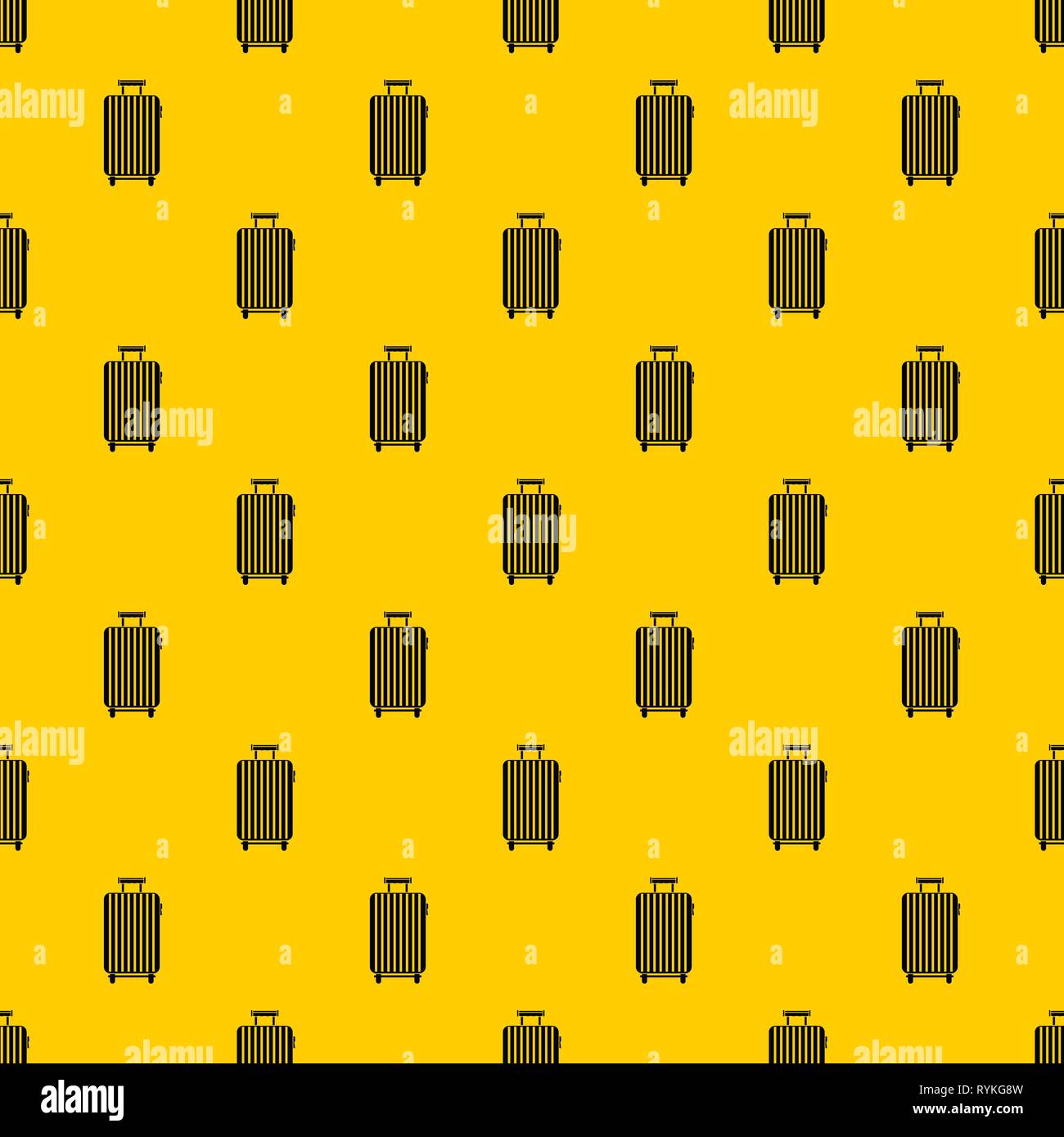 Suitcase on wheels pattern vector Stock Vector Image & Art - Alamy